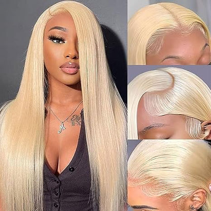 613 HD 13x6 Lace Frontal Wig – Straight Human Hair