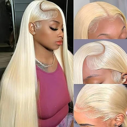 613 HD 13x6 Lace Frontal Wig – Straight Human Hair