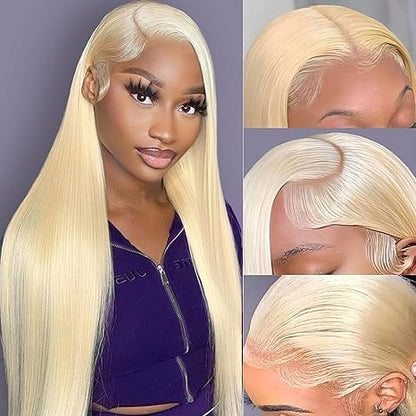 613 HD 13x6 Lace Frontal Wig – Straight Human Hair