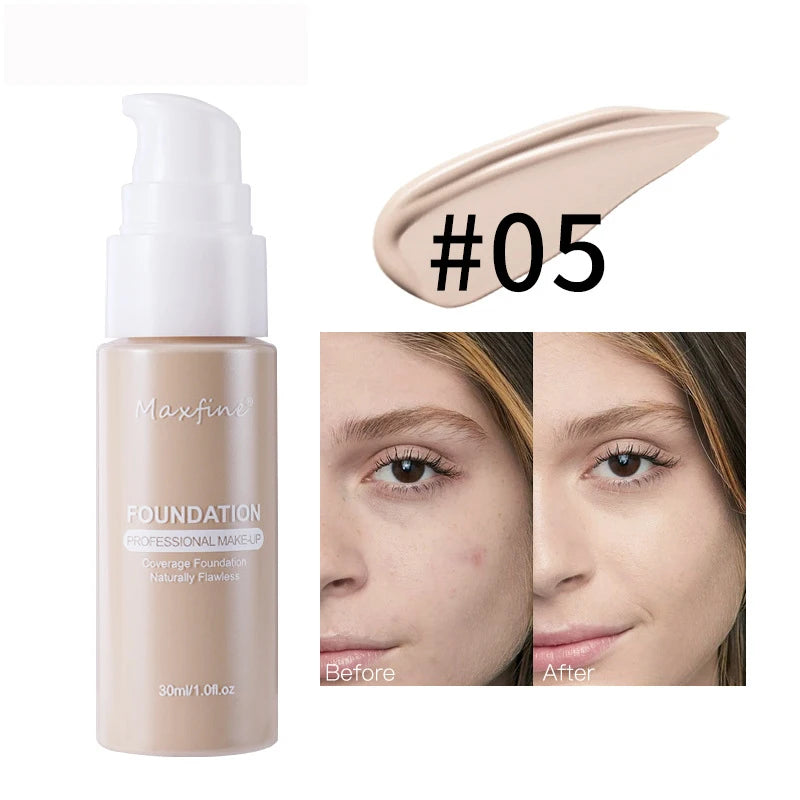Liquid Foundation – Waterproof Buildable Coverage