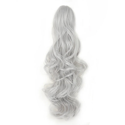 Silver hair extension