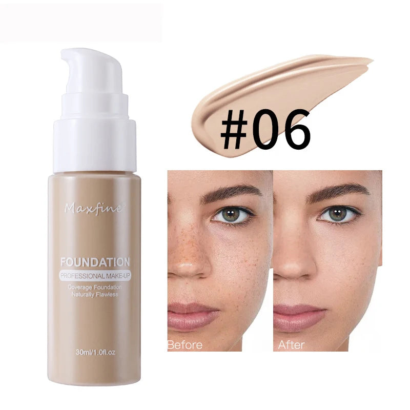 Liquid Foundation – Waterproof Buildable Coverage