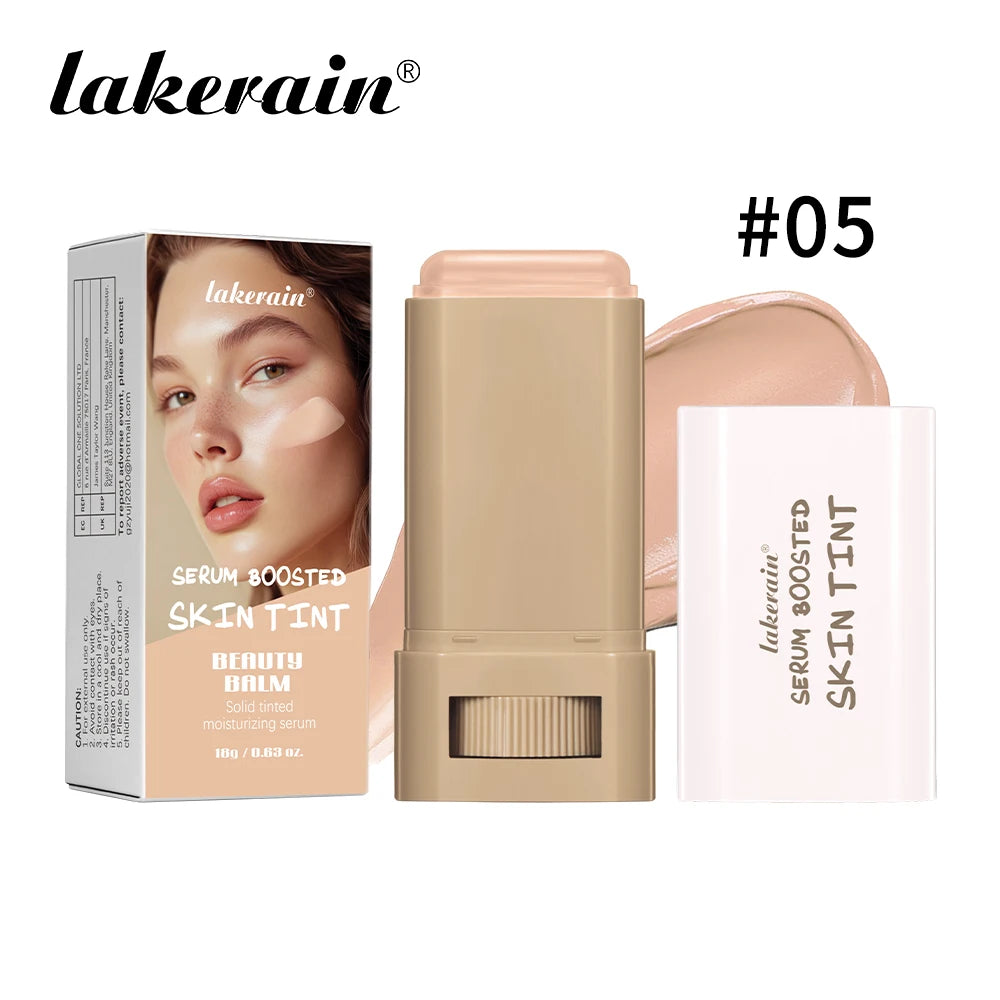 Lakerain Serum Boosted Skin Tint with stick and packaging_5