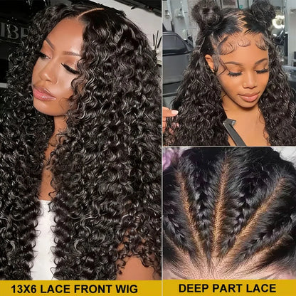 HD Transparent Lace Front Human Hair Wigs | Jerry Curly | 13x4 13x6 | 200% 250%