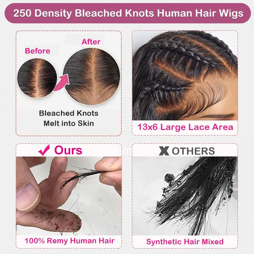 HD Transparent Lace Front Human Hair Wigs | Jerry Curly | 13x4 13x6 | 200% 250%