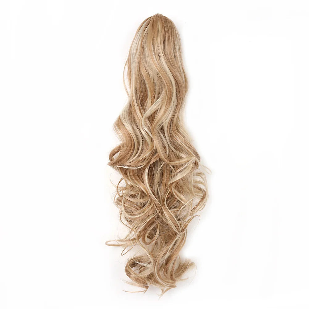 Claw Clip Wavy Ponytail Extension, 18" & 24" Synthetic