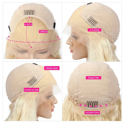 613 HD 13x4 Lace Frontal Wig – Straight Human Hair