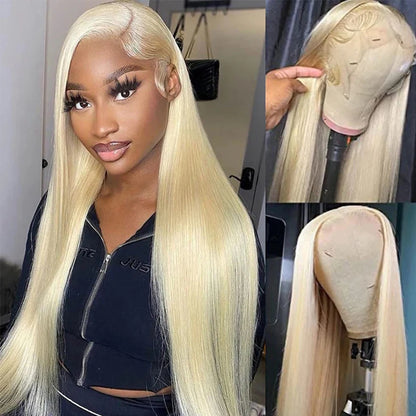 613 HD 13x4 Lace Frontal Wig – Straight Human Hair