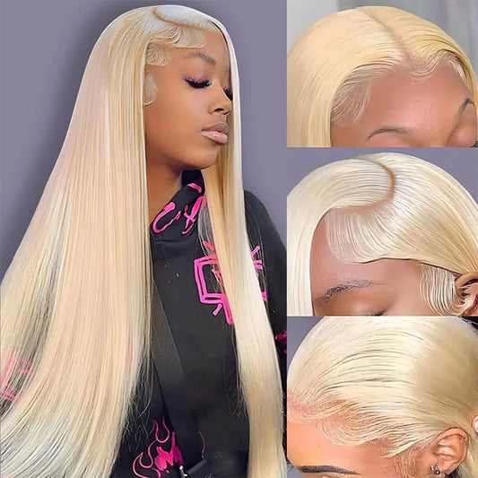 613 HD 13x6 Lace Frontal Wig – Straight Human Hair