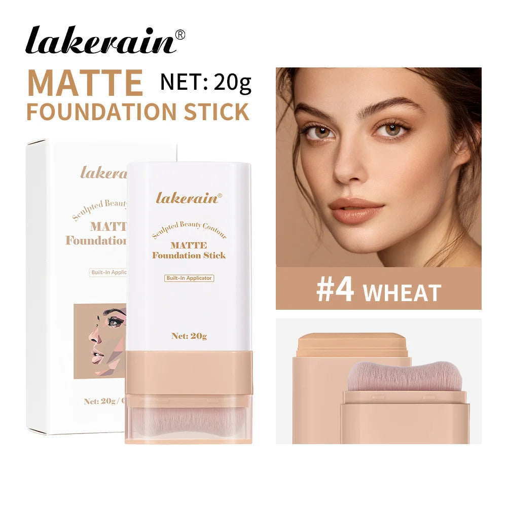 Lakerain Matte Foundation Stick packaging with a woman's face and product_4