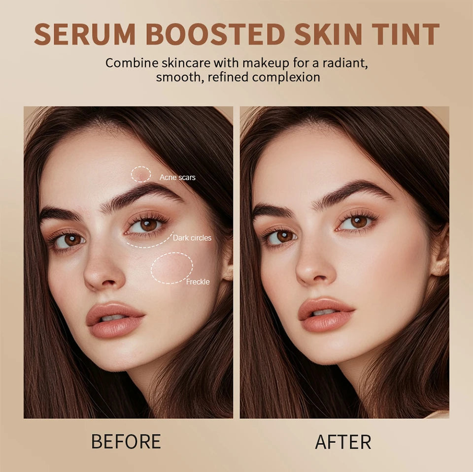Serum-Boosted Stick Foundation Balm – High-Coverage Skin Tint