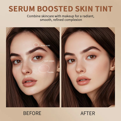 Serum-Boosted Stick Foundation Balm – High-Coverage Skin Tint