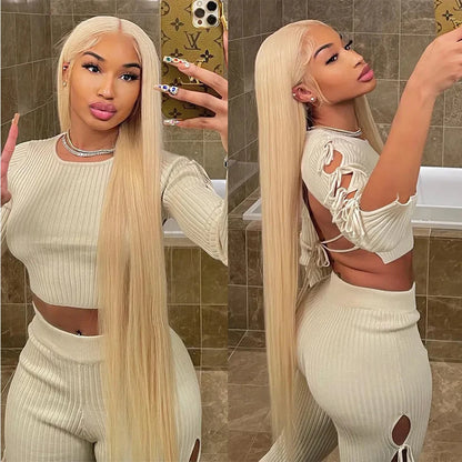 613 HD 13x4 Lace Frontal Wig – Straight Human Hair