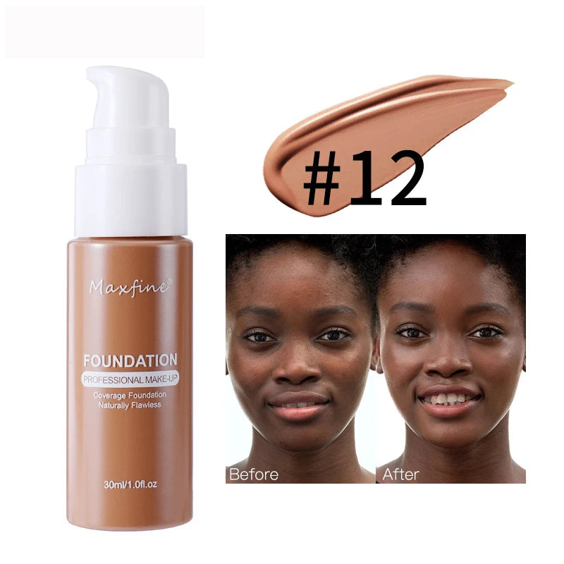 Liquid Foundation – Waterproof Buildable Coverage
