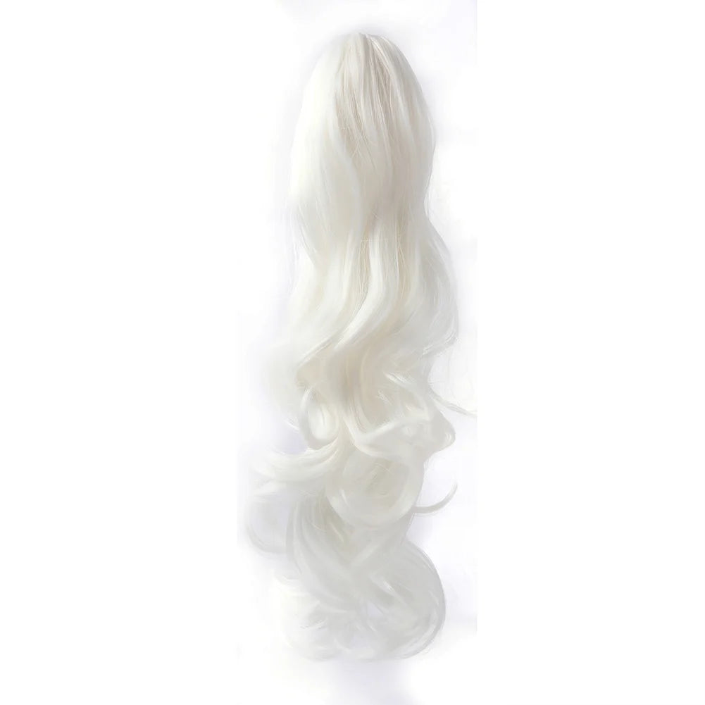 Claw Clip Wavy Ponytail Extension, 18" & 24" Synthetic