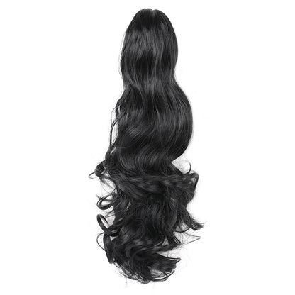 Claw Clip Wavy Ponytail Extension, 18" & 24" Synthetic