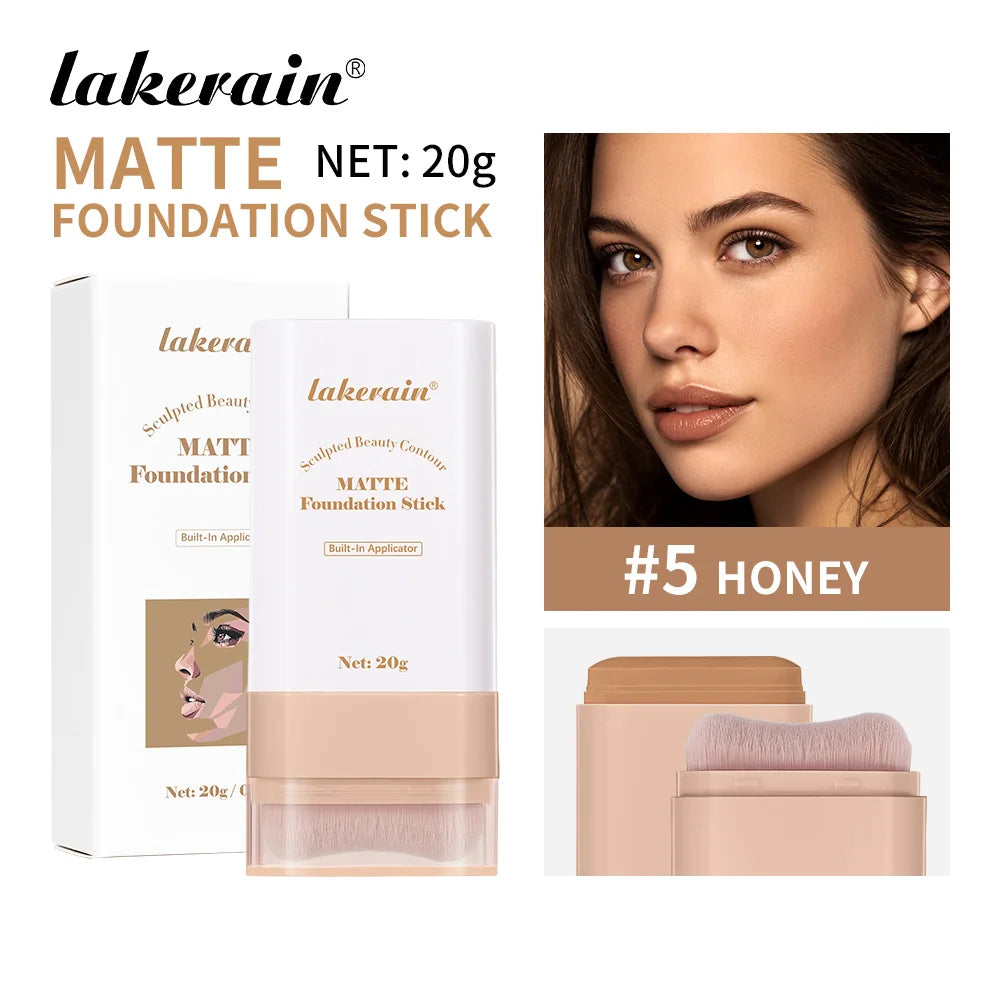 Serum-Boosted Stick Foundation Balm – High-Coverage Skin Tint