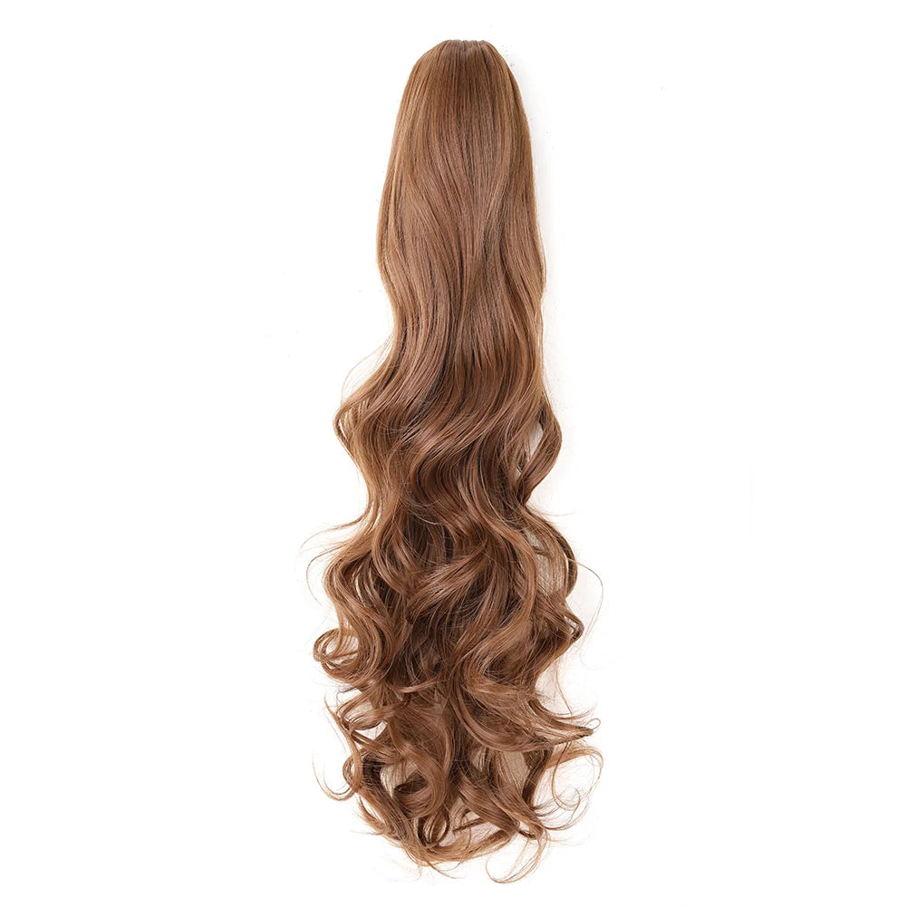 Claw Clip Wavy Ponytail Extension, 18" & 24" Synthetic