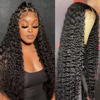 HD Transparent Lace Front Human Hair Wigs | Jerry Curly | 13x4 13x6 | 200% 250%