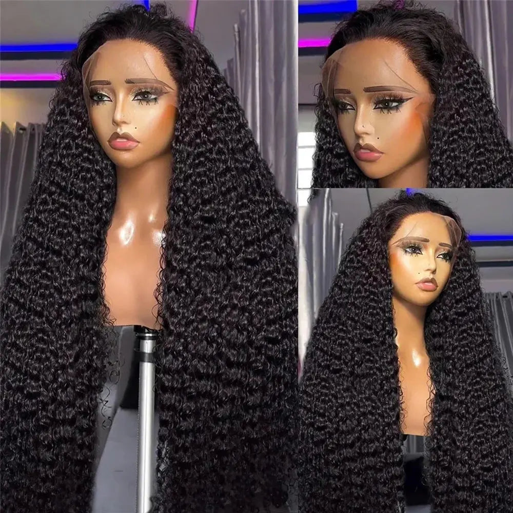 HD Transparent Lace Front Human Hair Wigs | Jerry Curly | 13x4 13x6 | 200% 250%