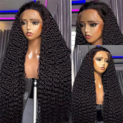 HD Transparent Lace Front Human Hair Wigs | Jerry Curly | 13x4 13x6 | 200% 250%