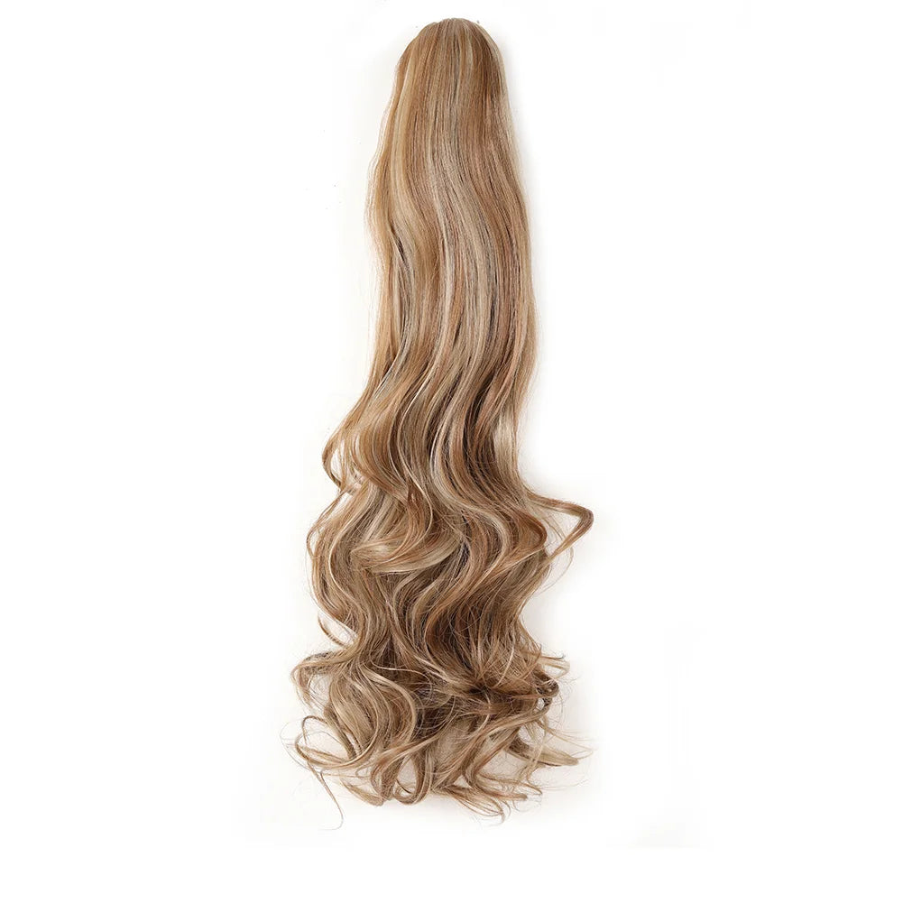 Claw Clip Wavy Ponytail Extension, 18" & 24" Synthetic