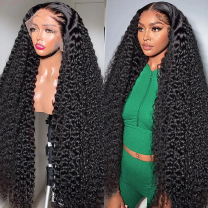 HD Transparent Lace Front Human Hair Wigs | Jerry Curly | 13x4 13x6 | 200% 250%