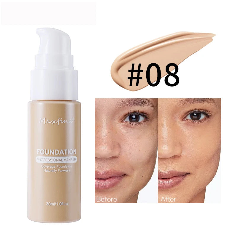Liquid Foundation – Waterproof Buildable Coverage