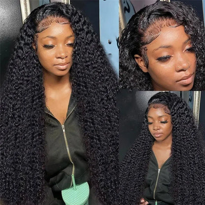 HD Transparent Lace Front Human Hair Wigs | Jerry Curly | 13x4 13x6 | 200% 250%