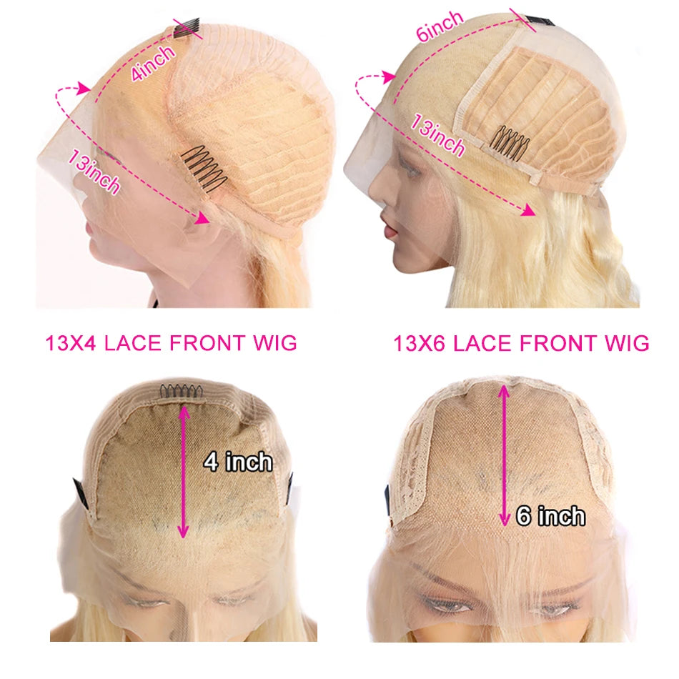 613 HD 13x6 Lace Frontal Wig – Straight Human Hair