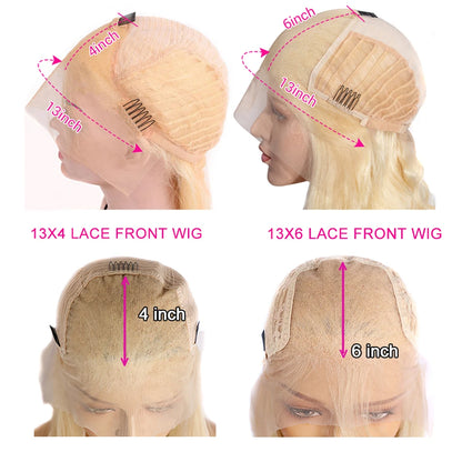 613 HD 13x6 Lace Frontal Wig – Straight Human Hair